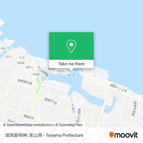 堀岡新明神 map