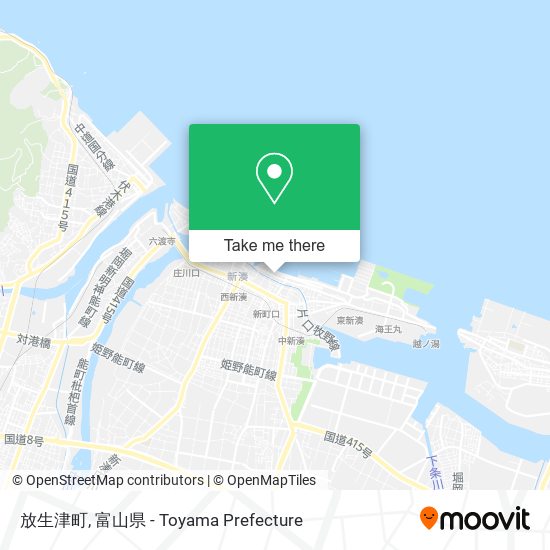 放生津町 map
