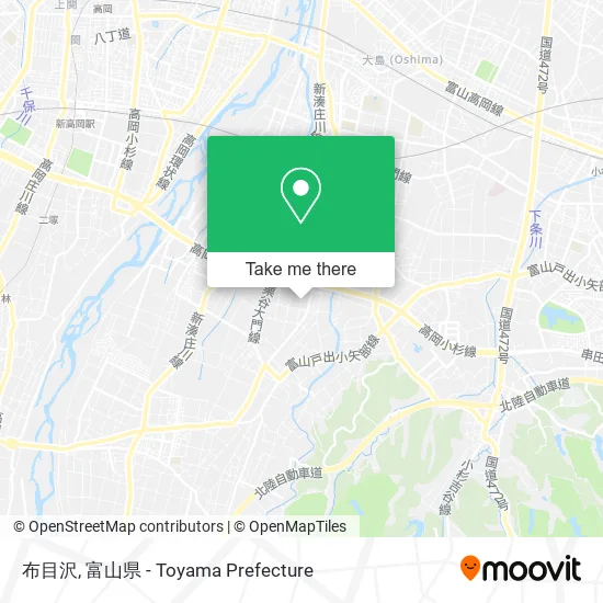 布目沢 map