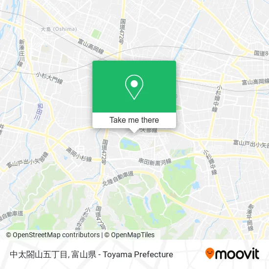 中太閤山五丁目 map