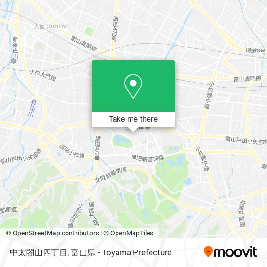 中太閤山四丁目 map