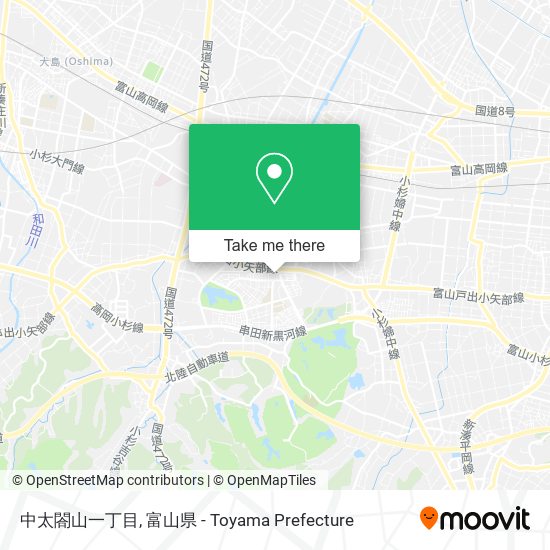 中太閤山一丁目 map