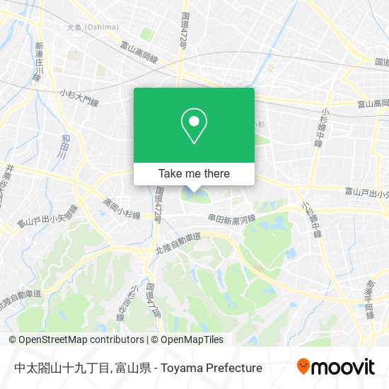 中太閤山十九丁目 map