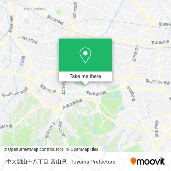 中太閤山十八丁目 map