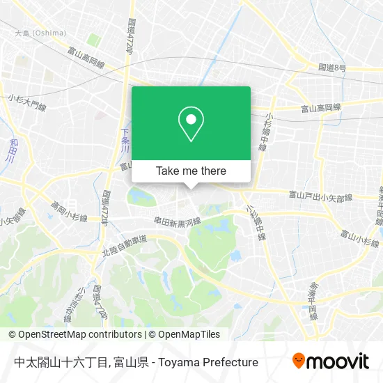 中太閤山十六丁目 map