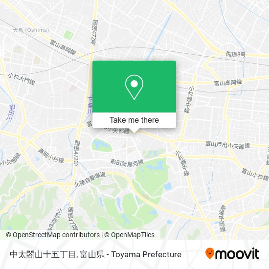 中太閤山十五丁目 map