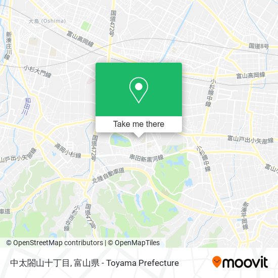 中太閤山十丁目 map