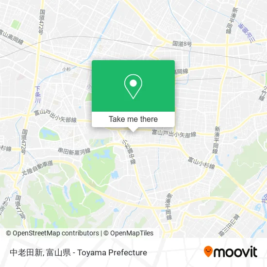 中老田新 map
