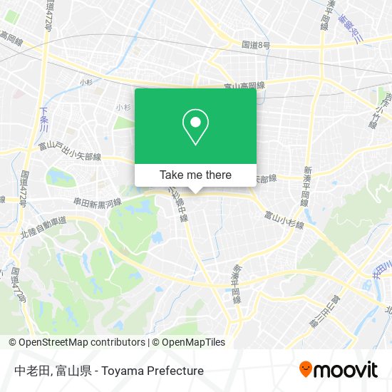 中老田 map