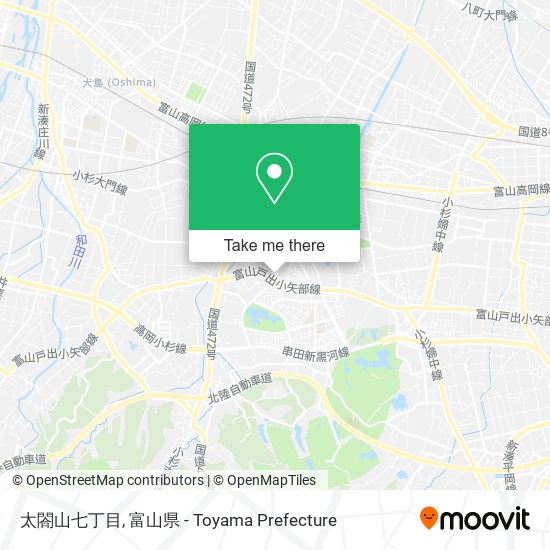 太閤山七丁目 map