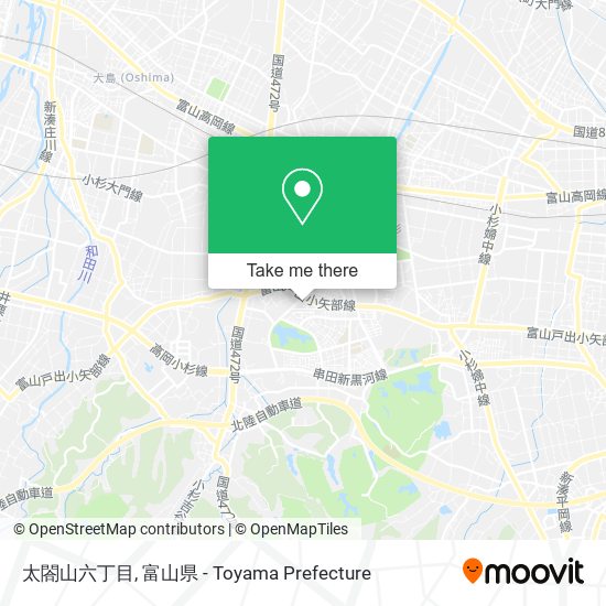 太閤山六丁目 map