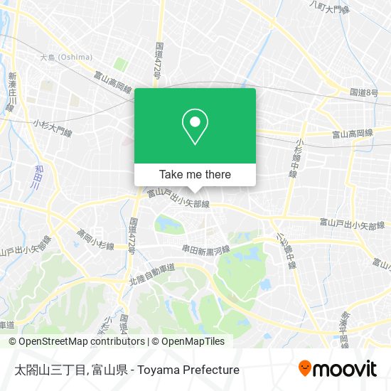 太閤山三丁目 map