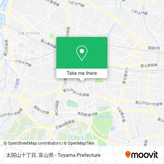 太閤山十丁目 map