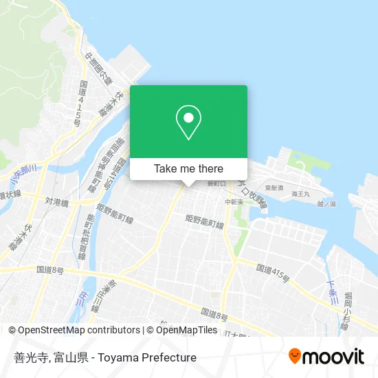 善光寺 map
