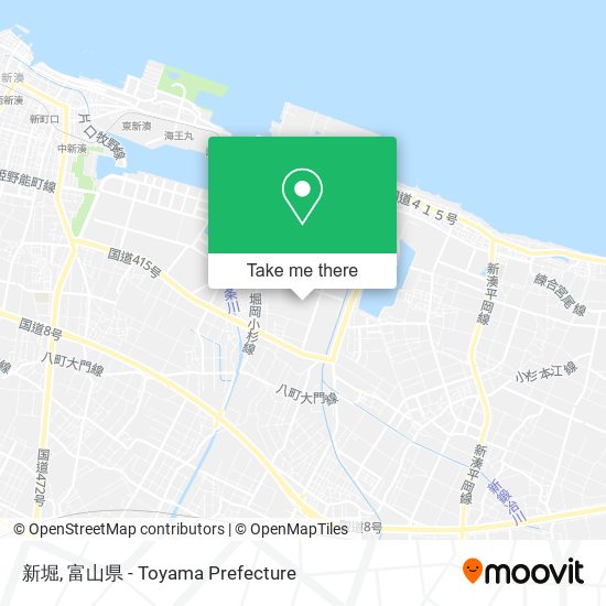 新堀 map