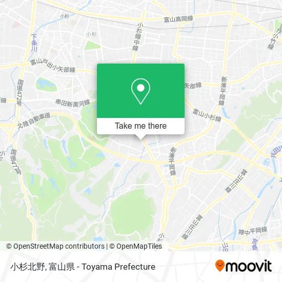 小杉北野 map