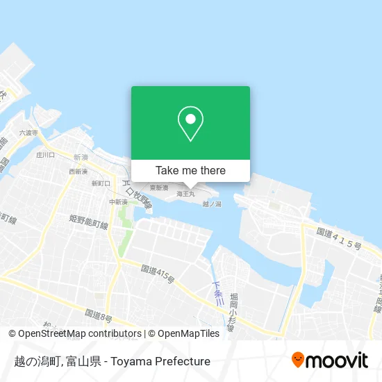 越の潟町 map