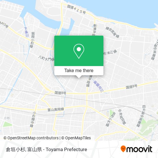 倉垣小杉 map