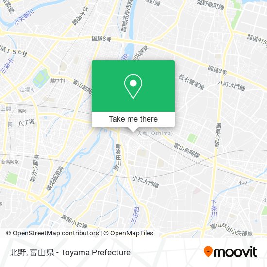 北野 map