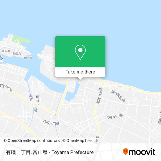有磯一丁目 map