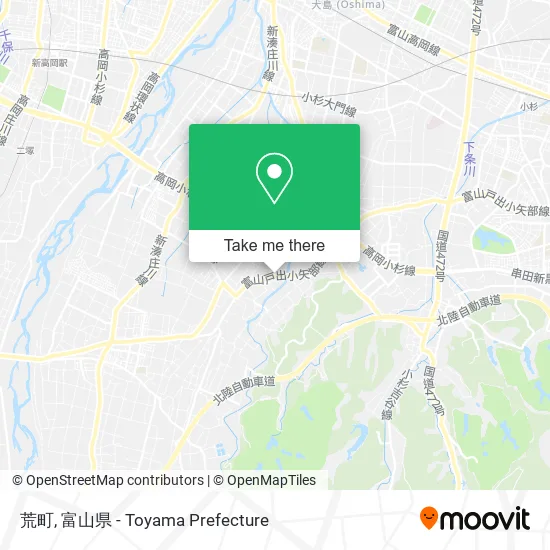荒町 map