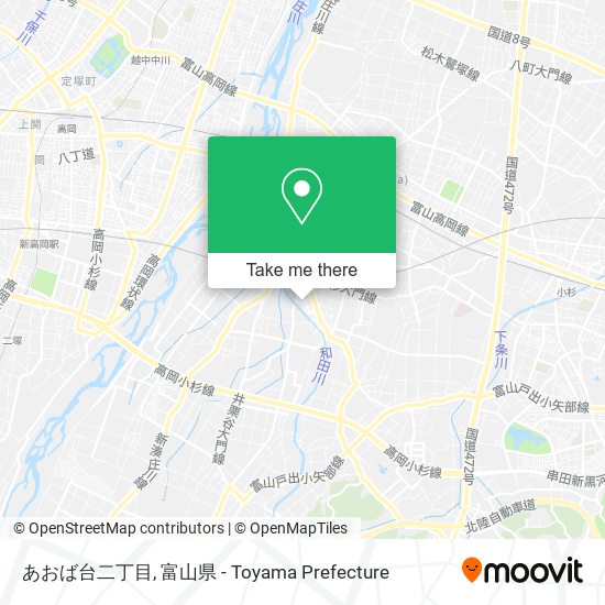 あおば台二丁目 map