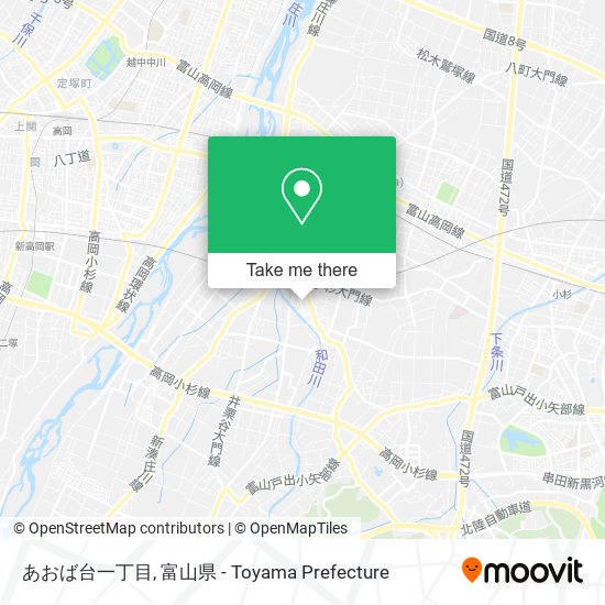 あおば台一丁目 map