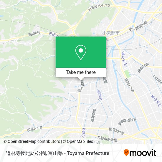 道林寺団地の公園 map