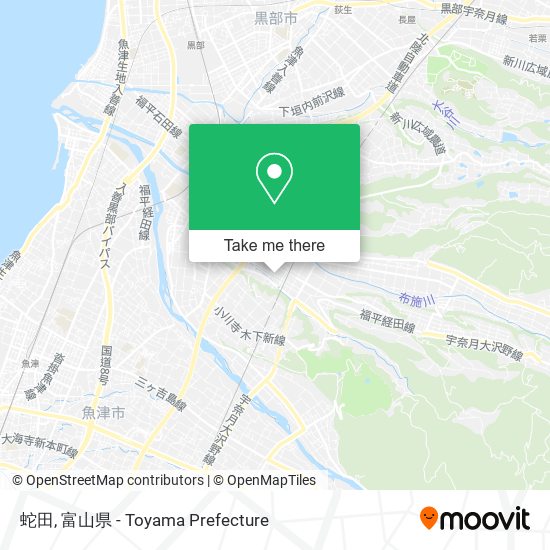 蛇田 map