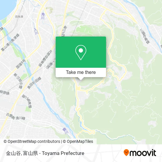 金山谷 map