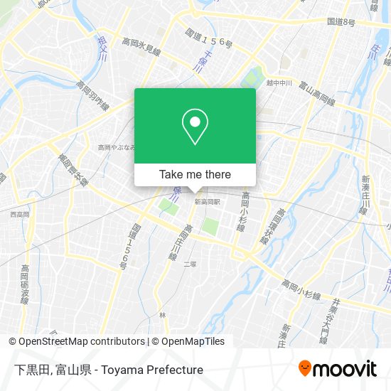 下黒田 map