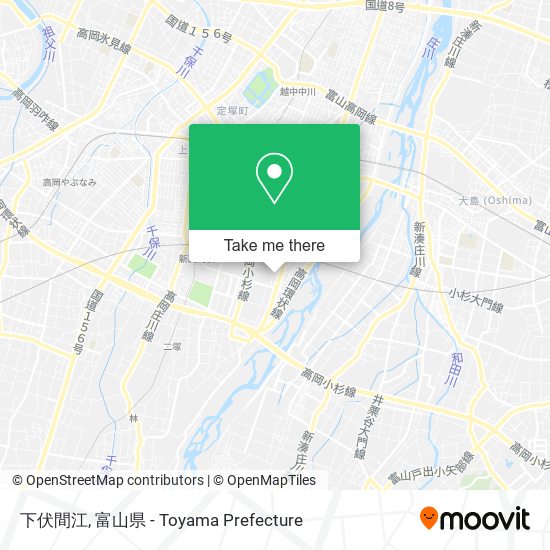 下伏間江 map