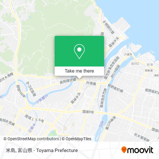 米島 map