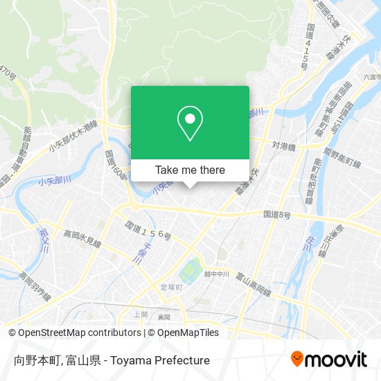 向野本町 map