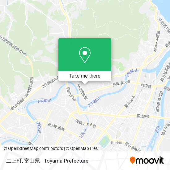 二上町 map