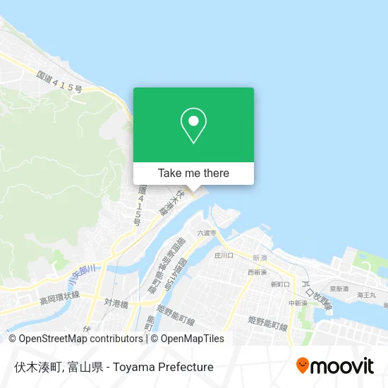 伏木湊町 map