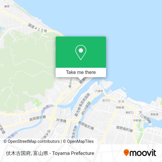 伏木古国府 map