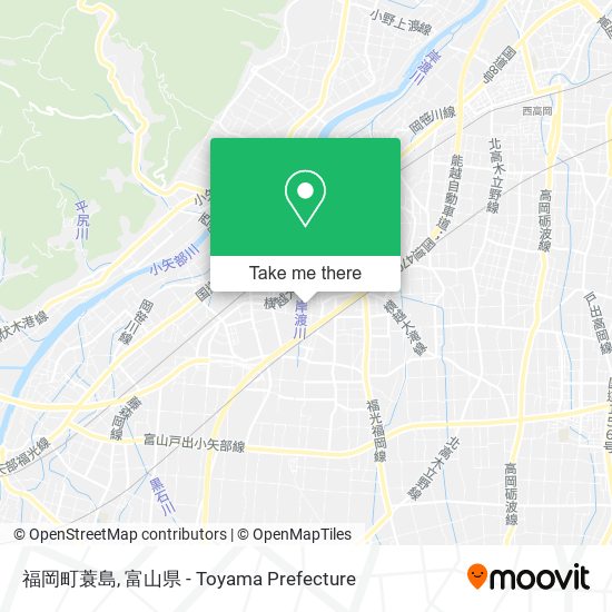 福岡町蓑島 map