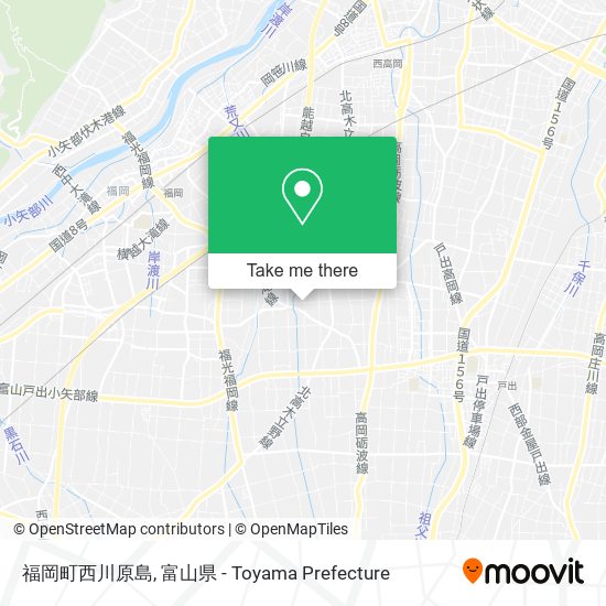 福岡町西川原島 map