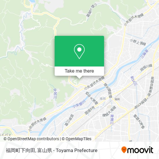 福岡町下向田 map
