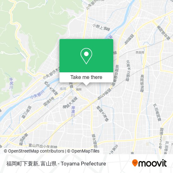 福岡町下蓑新 map