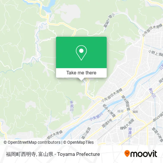 福岡町西明寺 map