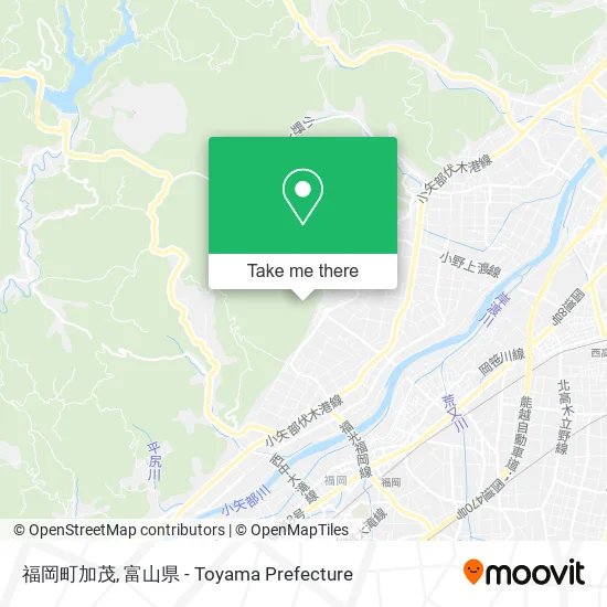 福岡町加茂 map