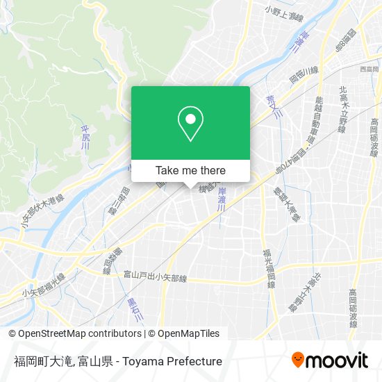 福岡町大滝 map