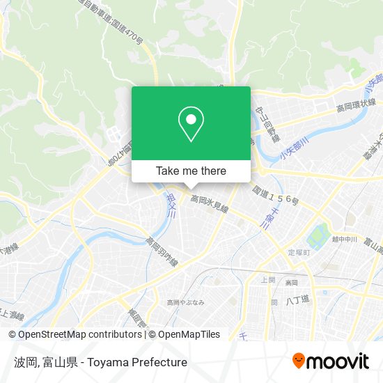 波岡 map