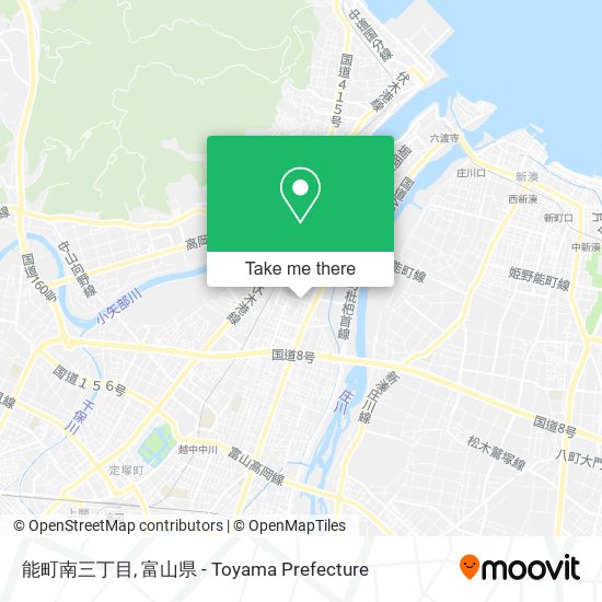 能町南三丁目 map