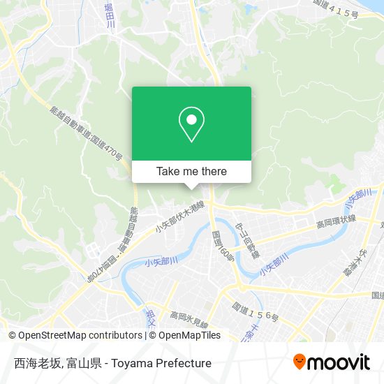 西海老坂 map