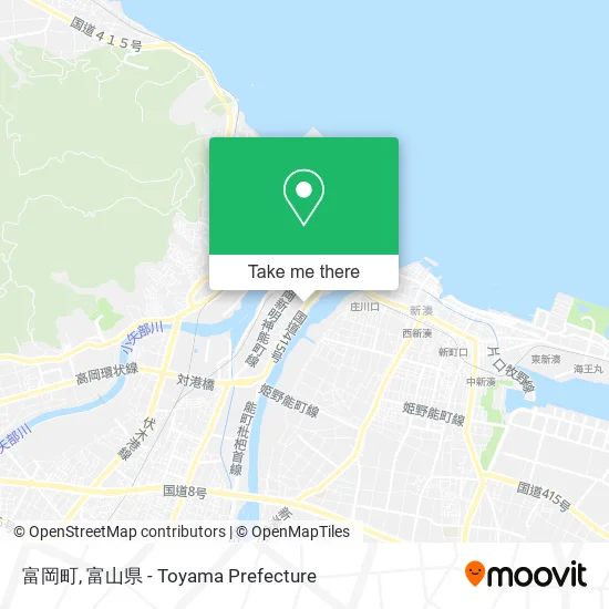 富岡町 map