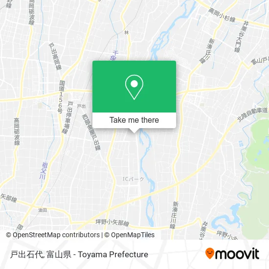 戸出石代 map