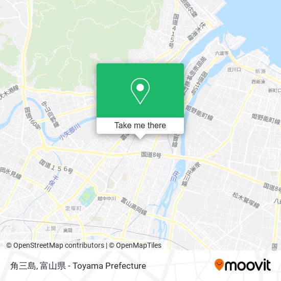角三島 map